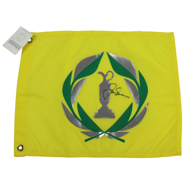 Jack Nicklaus Signed Classic Memorial Souvenir Flag with Tag Still Attached JSA ALOA