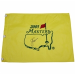 Jack Nicklaus Signed 2005 Masters Embroidered Flag JSA ALOA
