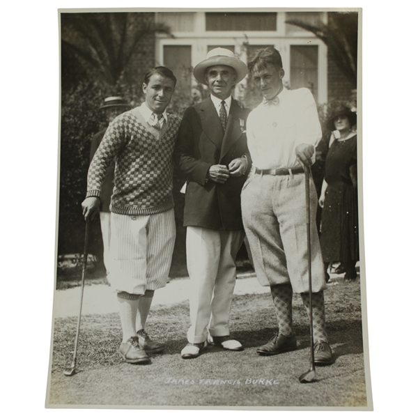 Bobby Jones, Gene Sarazen, & James Francis Burke Photo