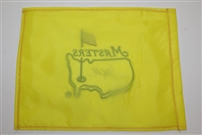 Jose Maria Olazabal Signed Undated Masters Tournament Embroidered Flag JSA ALOA