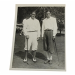 Merion 1930 U.S. Amateur Wire Photo Harrison Johnston/Ellsworth Giles