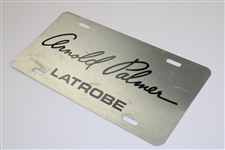 Classic Arnold Palmer Latrobe Car Dealership License Plate