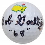 Bob Goalby Signed Titleist Masters Logo Golf Ball with 68 JSA ALOA