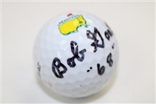 Bob Goalby Signed Titleist Masters Logo Golf Ball with '68' JSA ALOA