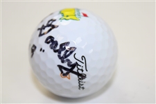 Bob Goalby Signed Titleist Masters Logo Golf Ball with '68' JSA ALOA