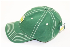 Undated Masters Tournament Stitch Logo Green Caddy Hat - New with Tags