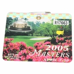 2005 Masters Tournament SERIES Badge #R17663 - Tiger Woods 5th Masters Win