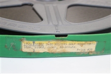 1980 Masters Tournament Reel-to-Reel Color Highlights 16mm Film in Green Protective Case