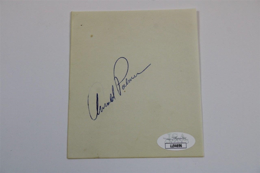 Arnold Palmer Signed Blank Album Page JSA #LL94696