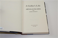 Arnold Palmer Signed 'A Golfers Life' 1st Edition Book - Signed Bookplate JSA #RR55741