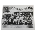 1951 Ben Hogan Teeing off in Colonial Invitation Tournament Wire Photograph 