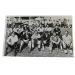 1958 Masters Wire Photo of Thirteen (13) Foreign Entries into The Masters