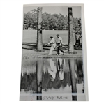 1969 Arnold Palmer AP Wire Photograph at the 16th Hole - Practice Rd at The Masters