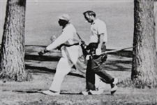1969 Arnold Palmer AP Wire Photograph at the 16th Hole - Practice Rd at The Masters