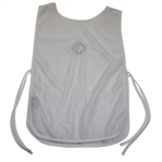 Authentic Muirfield Village Golf Club Game Used White Caddy Bib & Khaki Caddy Hat