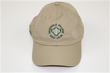 Authentic Muirfield Village Golf Club Game Used White Caddy Bib & Khaki Caddy Hat