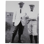 Bobby Jones & Harry Vardon Black & White 11x14 Canvas Photo