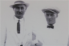 Bobby Jones & Harry Vardon Black & White 11x14 Canvas Photo