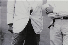Bobby Jones & Harry Vardon Black & White 11x14 Canvas Photo
