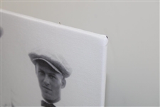 Bobby Jones & Harry Vardon Black & White 11x14 Canvas Photo