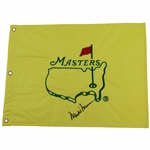 Mark OMeara Signed Undated Masters Embroidered Flag JSA ALOA