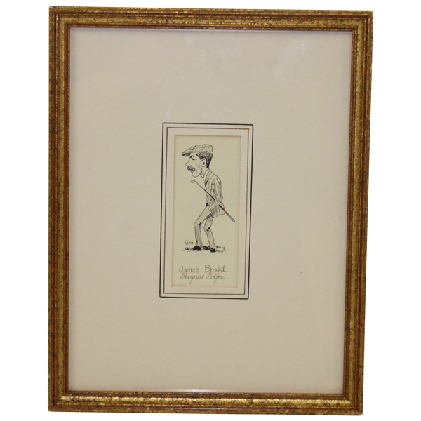 James Braid The Great Golfer - Framed