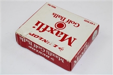 Classic Dunlop Maxfli Red/90 Single Wrapped Dozen Golf Balls in Original Box