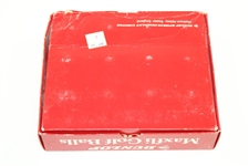 Classic Dunlop Maxfli Red/90 Single Wrapped Dozen Golf Balls in Original Box