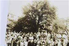 Bobby Jones & Henry 'H.G.' Picard Teeing Off at The Masters 1939 Wire Photo