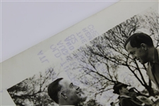 Bobby Jones & Francis Ouimet at the 1941 Masters ACME Wire Photograph 