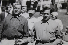 Bobby Jones, Walter Hagen, Gene Sarazen & Tommy Armour Tee Off at 1941 Masters Wire Photo