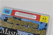 Tiger Woods 2001 Sports Illustrated 'First To Hold All Four Majors' No Label 4/16/01 - SNC #075853 Gem Mint 9.5