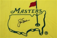Jack Nicklaus Signed Undated Masters Tournament Embroidered Flag JSA ALOA