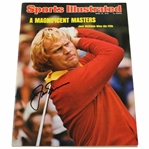 Jack Nicklaus Signed 1975 Sports Illustrated Nicklaus Wins His Fifth Magazine - April 21st JSA ALOA