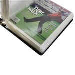 Full Binder with 23 Tiger Woods Sports Illustrated Magazines - No Labels