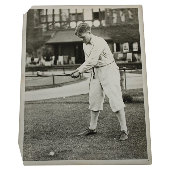 Bobby Jones at East Lake Golf Club “Worlds Greatest Golfer” Original Wire Photograph 7/15/1926