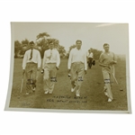 Picard, Revolta, McSpaden, & Dutra Practice Rd at Oakmont CC AP Wire Photo - 6/5/1935