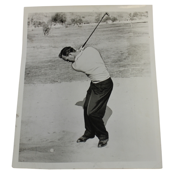 Arnold Palmer Hitting Out of Bunker Original Photograph  - 7-10-1960