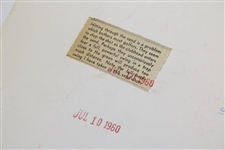 Arnold Palmer Hitting Out of Bunker Original Photograph  - 7-10-1960