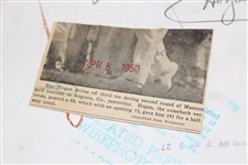 Ben Hogan 1950 Masters AP Original Wire Photograph  - 4/8/1950