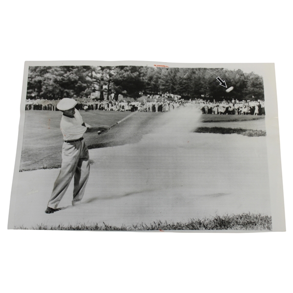 Ben Hogan 1954 Masters Playoff AP Wire Photograph  - 4/12/1954 - Chicago Tribune LOA