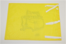 Zach Johnson Signed 2007 Masters Tournament Embroidered Flag JSA ALOA