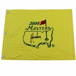 Trevor Immelman Signed 2008 Masters Tournament Embroidered Flag JSA ALOA