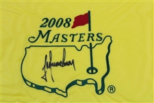 Trevor Immelman Signed 2008 Masters Tournament Embroidered Flag JSA ALOA