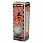 Circa 1925 Spalding Kro-Flite Mesh Original Sleeve of Two (2) Golf Balls with Wrapping