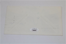 Grand Slam Winners Jack Nicklaus, Ben Hogan, Gene Sarazen & Gary Player Signed 1981 Bobby Jones FDC JSA #XX49039