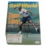 Tiger Woods Signed 1994 Golf World Magazine Cover only - US Amateur Victory #XX49029
