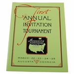 1934 Annual Invitation Tournament (First Masters) Reproduction Program