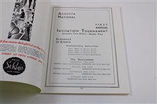 1934 Annual Invitation Tournament (First Masters) Reproduction Program