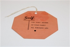 1946 Masters Tournament Sunday Final Rd Ticket #111 with Original String - Low Number